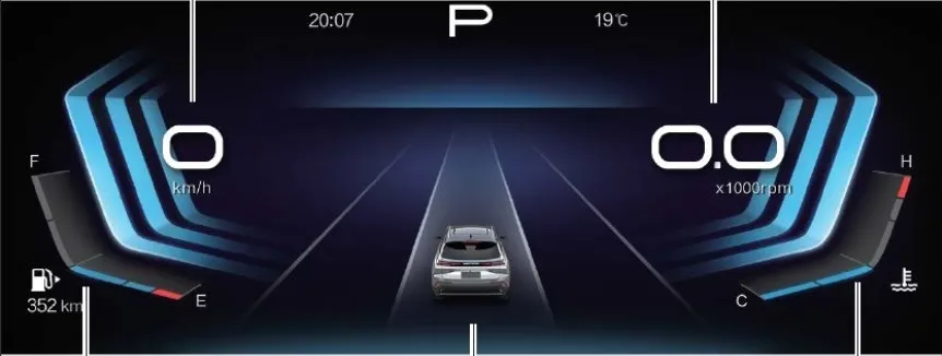 Комбинация приборов Baic X55